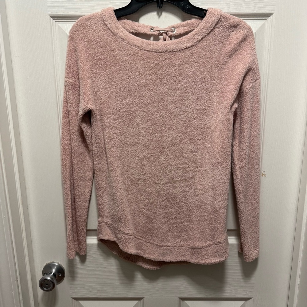 Cozy Pink Long Sleeve Sweater